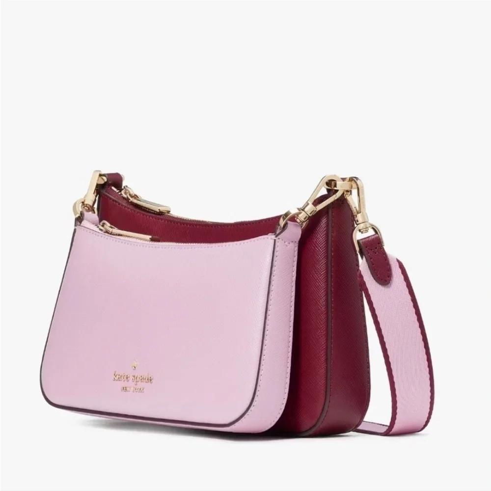 Kate Spade Duet Crossbody 2 in 1 Blackberry Preserves Multi - Picture 2 of 5